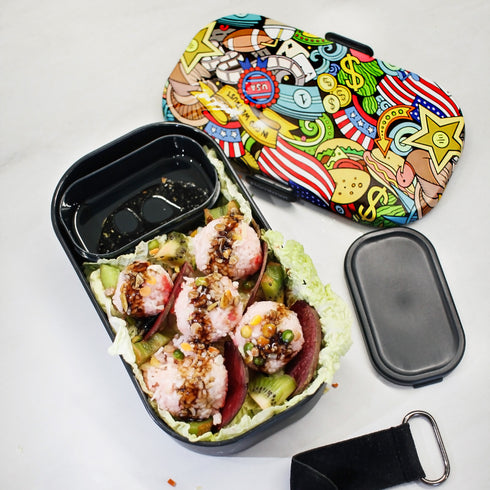 American Comic Box - Premium Bento Lunch Box