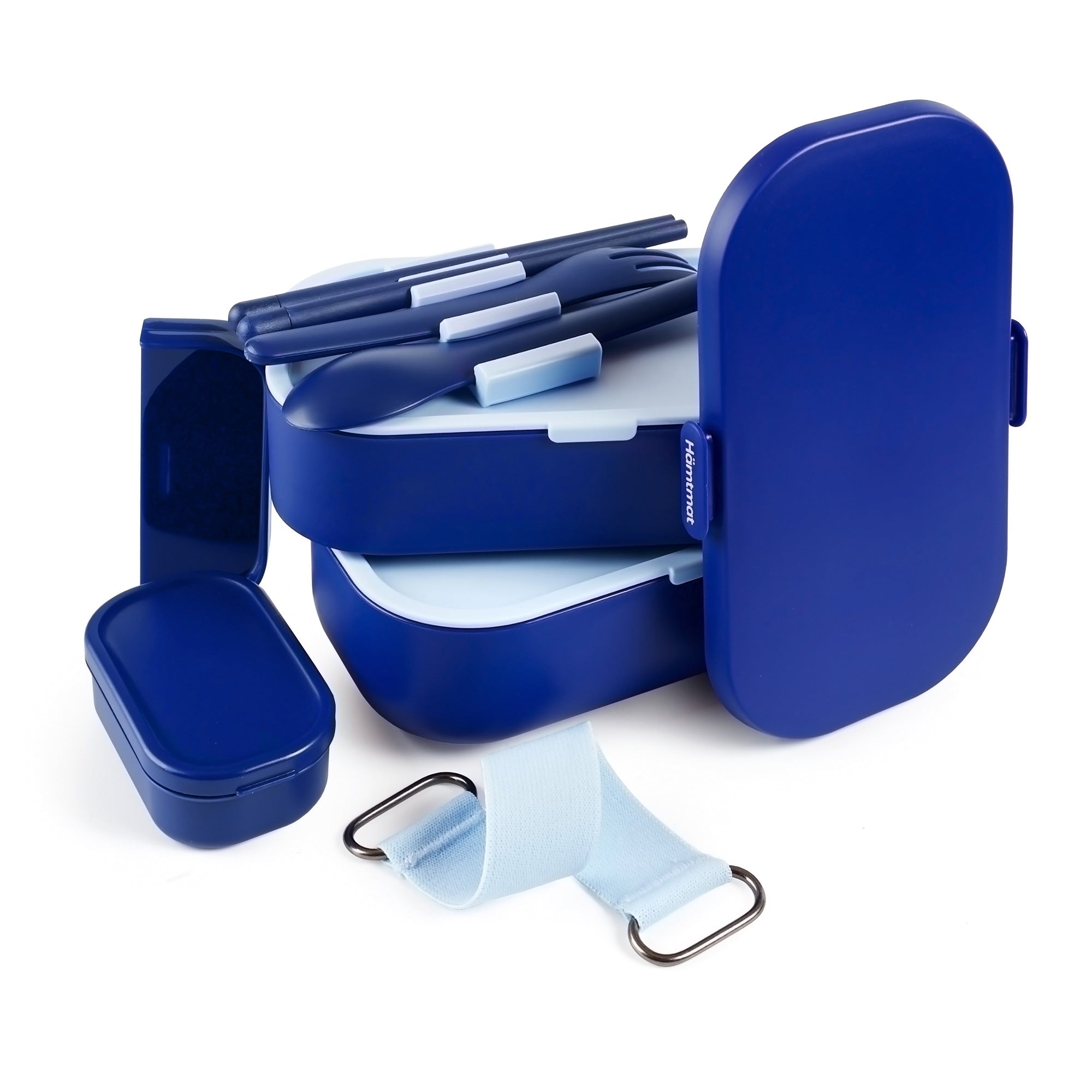Large Blue Bento Box Container - Light Blue Bento Box Organizer